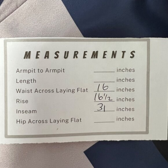 Koandaily Womens Pixel Print Pants High Waisted Blue Gray Colorblock size 12 - Picture 10 of 10